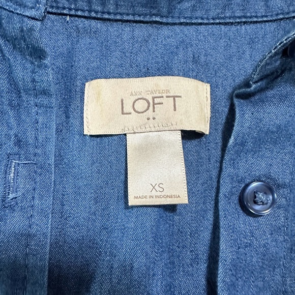 Ann Taylor LOFT Denim Dress - Sz. XS - Picture 2 of 2